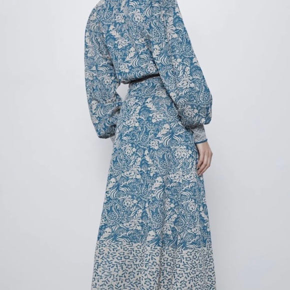 Zara Jacquard Knit Dress Sz. L - Picture 4 of 6